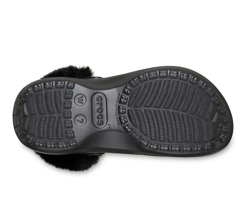 Women's Crocs Classic Platform Fuzz Lined Clog Clogs
