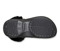 Women's Crocs Classic Platform Fuzz Lined Clog Clogs