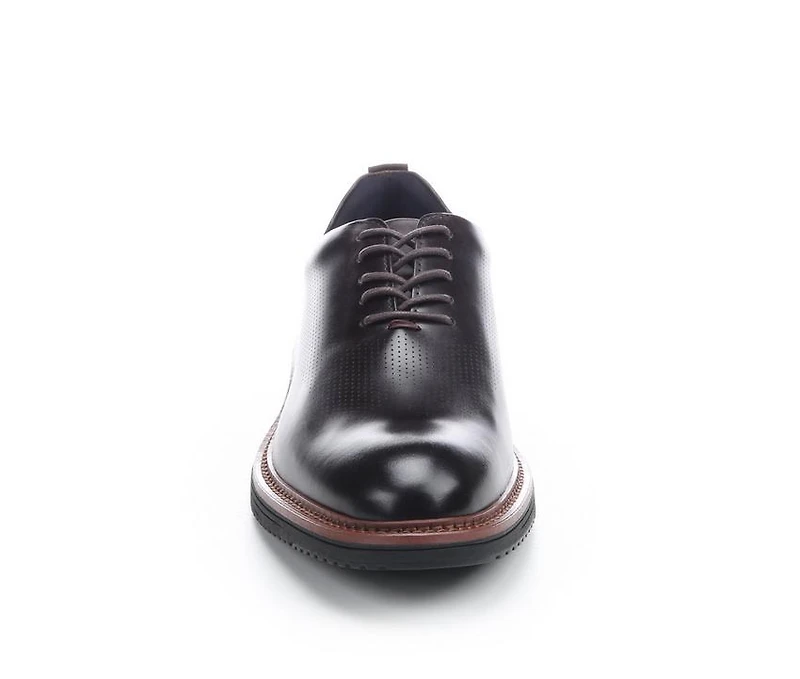 Men's Johnston and Murphy Upton One Piece Perfed Plain Toe Dress Shoes
