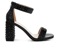 Women's London Rag Cady Rhinestones Dress Sandals