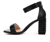 Women's London Rag Cady Rhinestones Dress Sandals