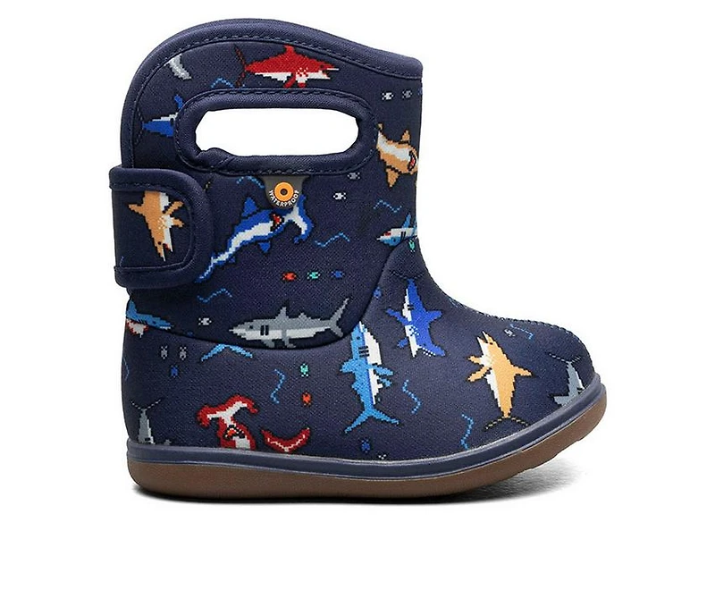 Kids' Bogs Footwear Little Kid & Big Bogg Pixel Shark Rain Boots