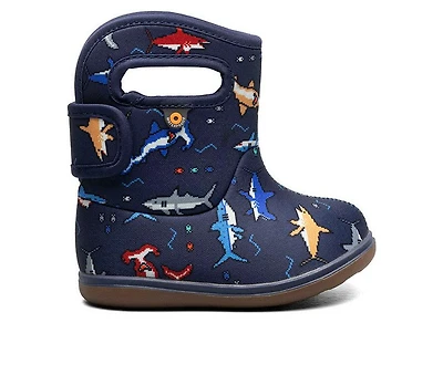 Kids' Bogs Footwear Little Kid & Big Bogg Pixel Shark Rain Boots