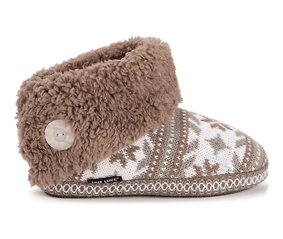 MUK LUKS Melinda Cuff Boot Slippers