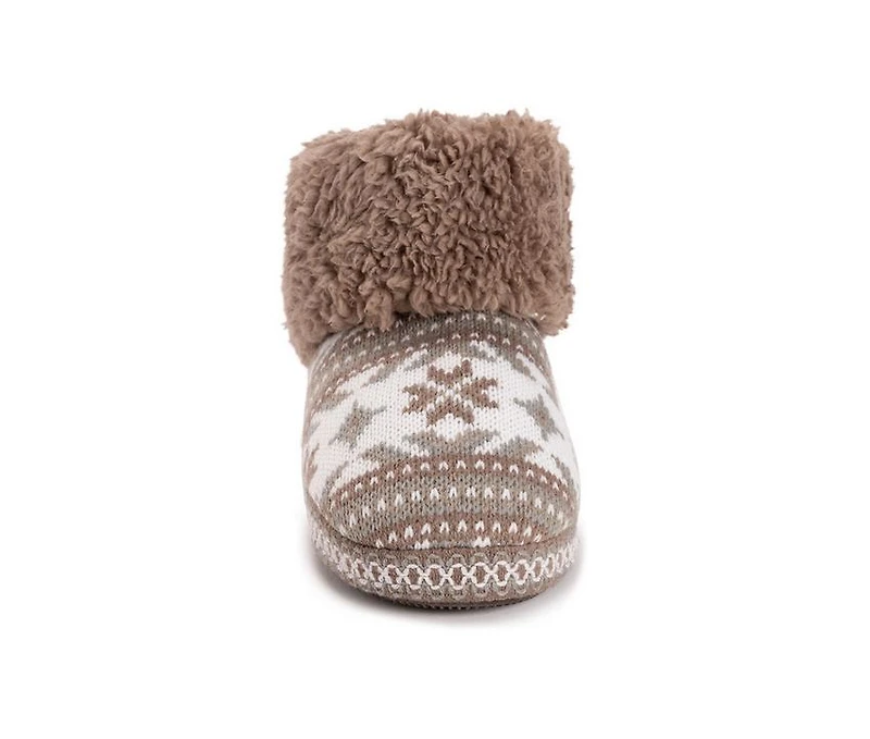 MUK LUKS Melinda Cuff Boot Slippers