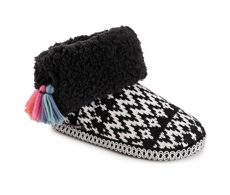 MUK LUKS Melinda Cuff Boot Slippers