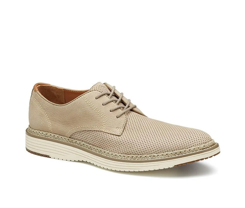 Men's Johnston and Murphy Upton Perfed Plain Toe Dress Shoes