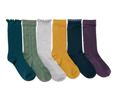 MUK LUKS Whisper Soft 8" Crew Sock Socks