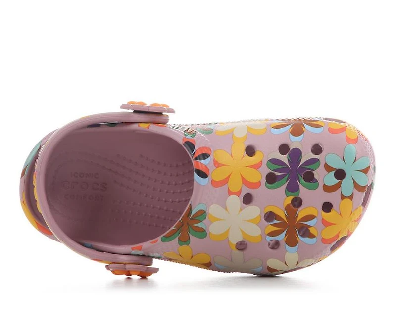 Kids' Crocs Infant Classic Flower Clogs