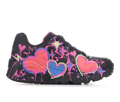 Girls' Skechers Street Little Kid & Big Uno Lite Reignheart Sneakers
