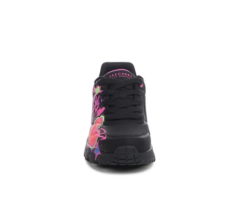 Girls' Skechers Street Little Kid & Big Uno Lite Reignheart Sneakers