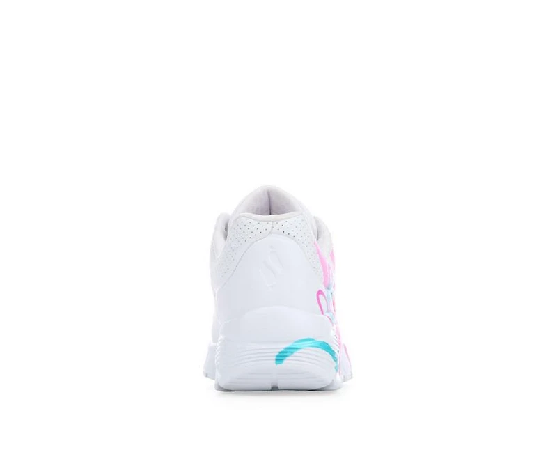 Girls' Skechers Street Uno Lite Flutter Heart Shoes