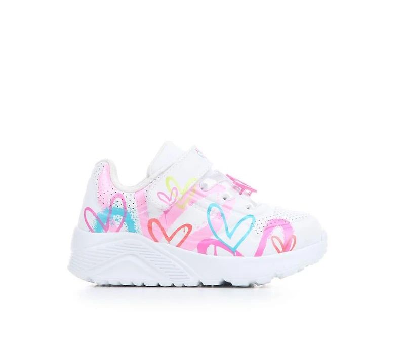 Girls' Skechers Street Toddlers' Uno Lite Flutter Heart Sneakers