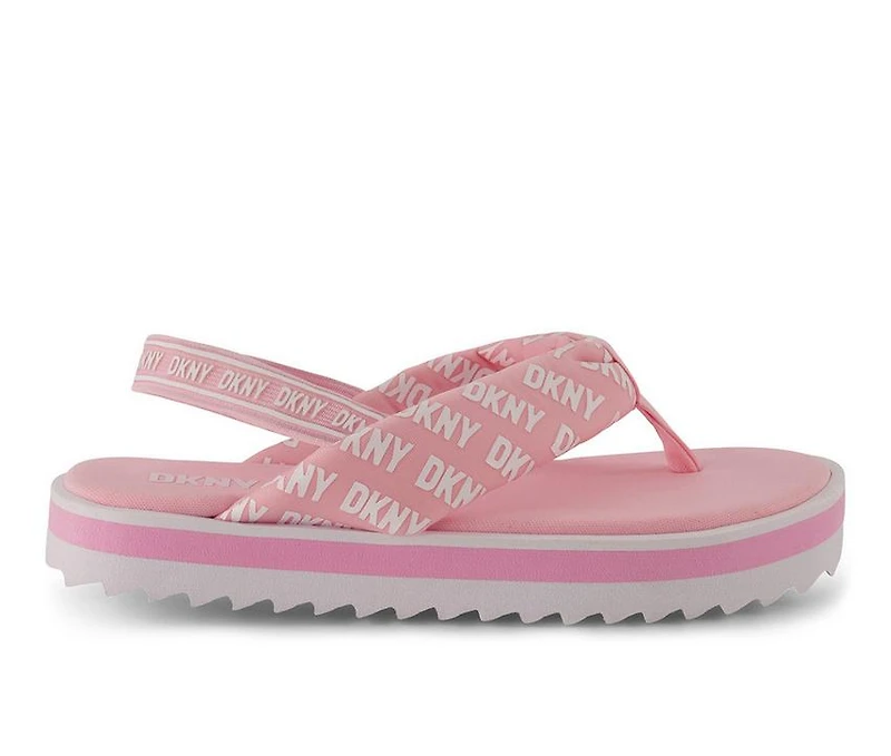 Girls' DKNY Little Kid & Big Nia Logo Wedge Sandals