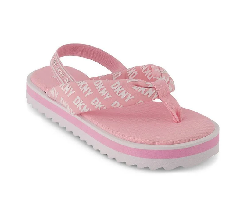 Girls' DKNY Little Kid & Big Nia Logo Wedge Sandals