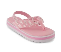 Girls' DKNY Little Kid & Big Nia Logo Wedge Sandals
