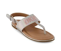 Girls' DKNY Little Kid & Big Cassie Embroider Sandals