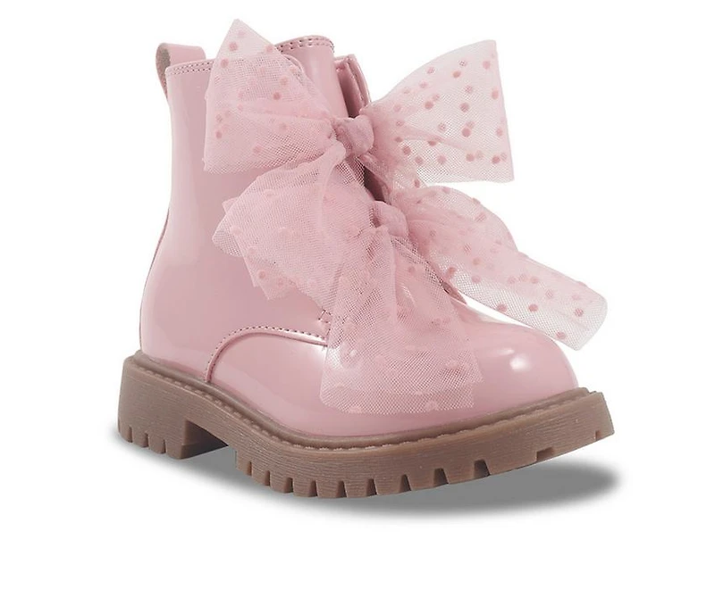 Girls' Jessica Simpson Toddler Daria Double Bow Booties