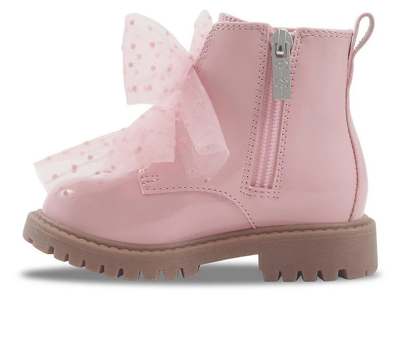 Girls' Jessica Simpson Toddler Daria Double Bow Booties