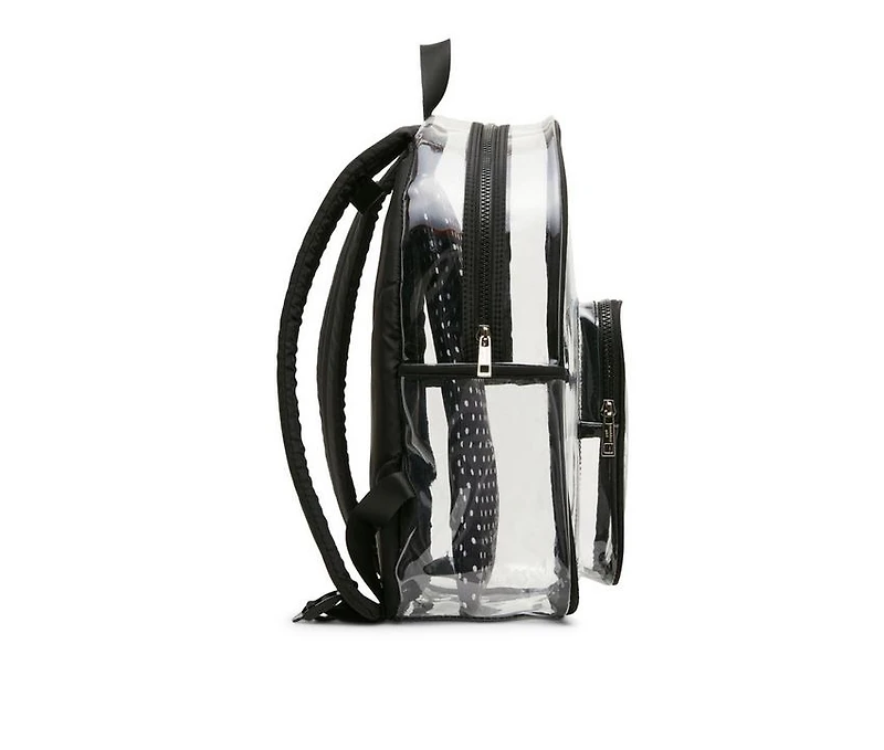 Madden Girl Clear Backpack with Laptop Case