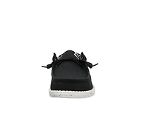 Men's HEYDUDE Wally Stretch Canvas Wide Boat Shoes
