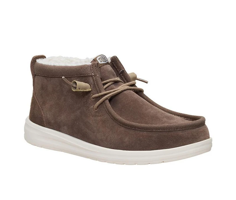 Men's HEYDUDE Wally Mid GripR Warmth Casual Shoes