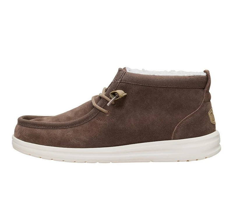 Men's HEYDUDE Wally Mid GripR Warmth Casual Shoes