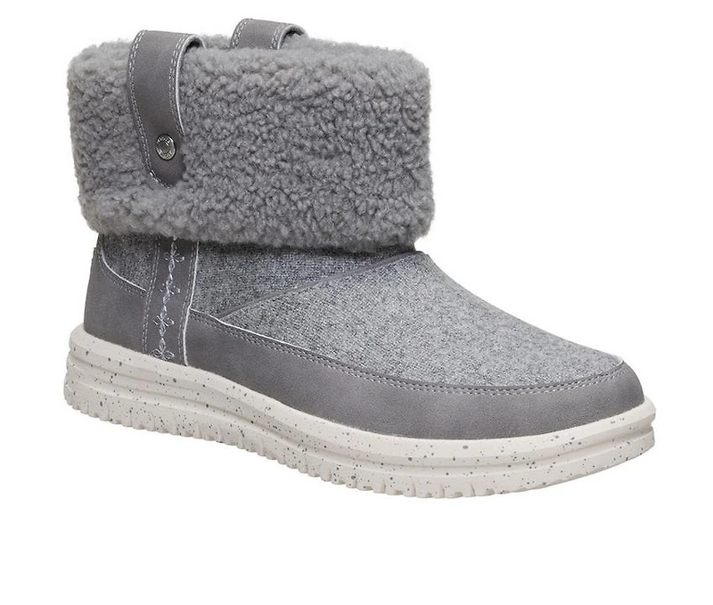Women's HEYDUDE Camden Cuff Wool Cozy Booties