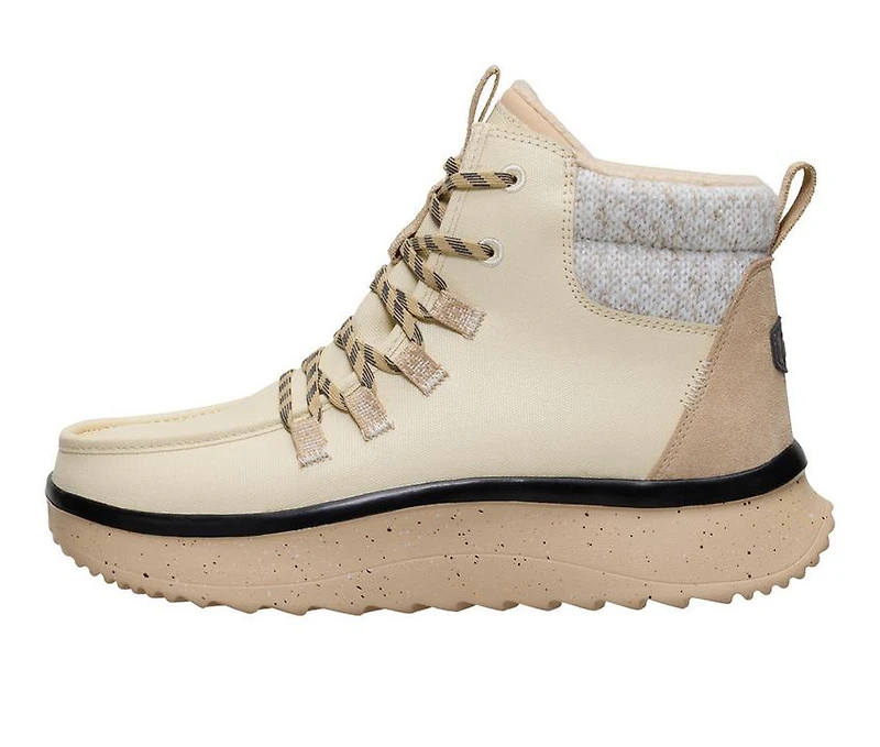Women's HEYDUDE Wendy Peak Apres Coated Canvas Booties