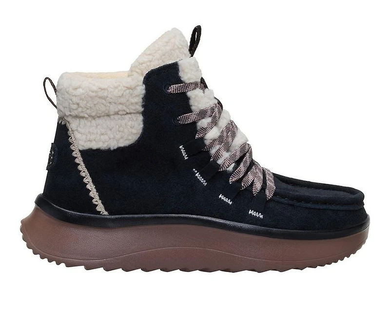 Women's HEYDUDE Wendy Peak Apres Suede CozStit Booties