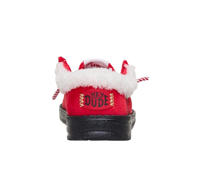 Kids' HEYDUDE Toddler Wally T Santa Claus Casual Shoes