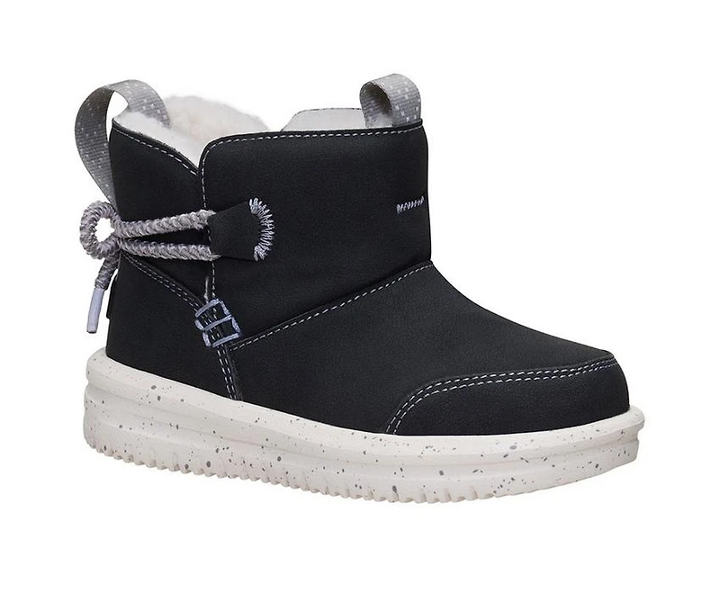 Kids' HEYDUDE Toddler Camden Bow T Cozy Winter Boots