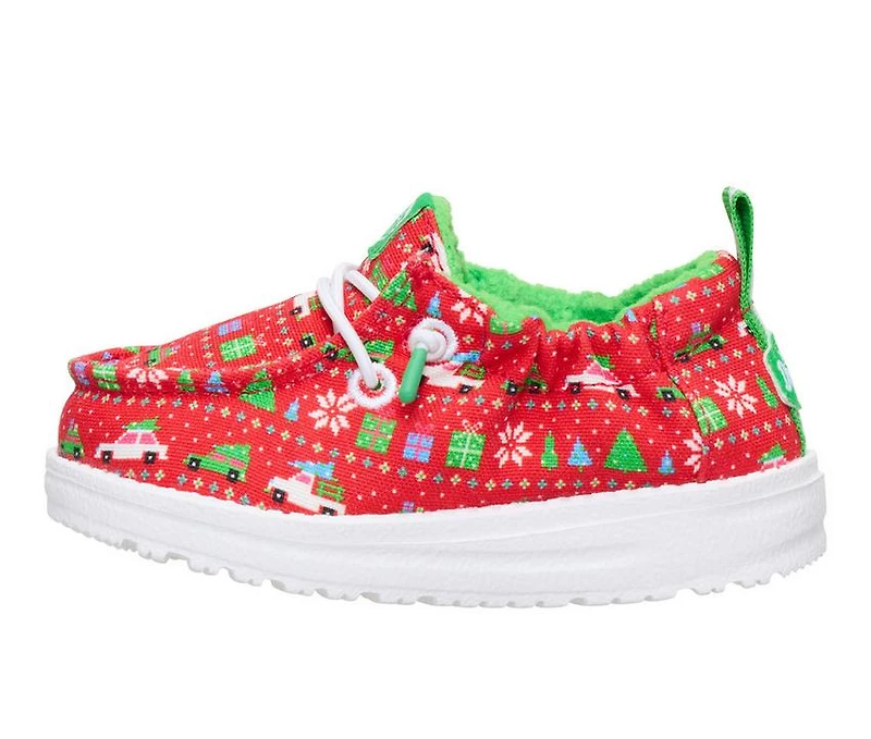 Kids' HEYDUDE Toddler LilDude Sweater Casual Shoes