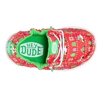 Kids' HEYDUDE Toddler LilDude Sweater Casual Shoes