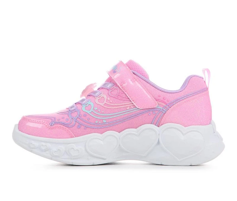Girls' Skechers Little Kid & Big Enchanted Heart Lights Sneaker