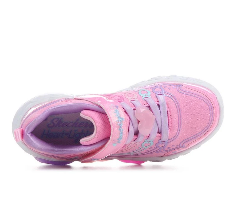 Girls' Skechers Little Kid & Big Enchanted Heart Lights Sneaker
