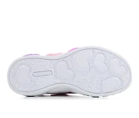 Girls' Skechers Little Kid & Big Enchanted Heart Lights Sneaker