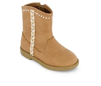 Girls' Jessica Simpson Toddler Layla Stripe Boots