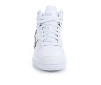 Girls' Puma Rebound Layup Charms Mid Junior Sneakers