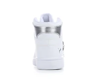Girls' Puma Rebound Layup Charms Mid Junior Sneakers