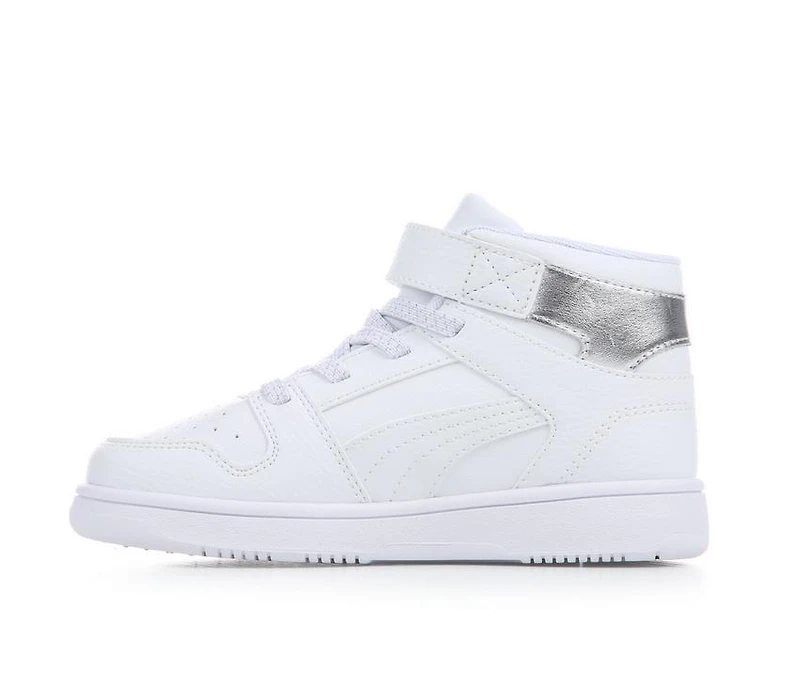 Girls' Puma Little Kid & Big Rebound Layup Charms Mid Sneakers