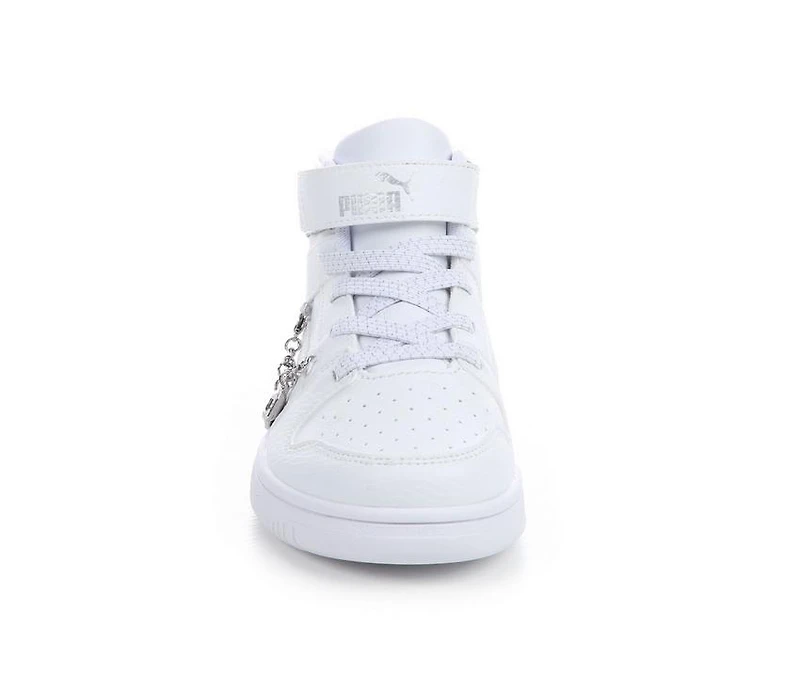Girls' Puma Little Kid & Big Rebound Layup Charms Mid Sneakers