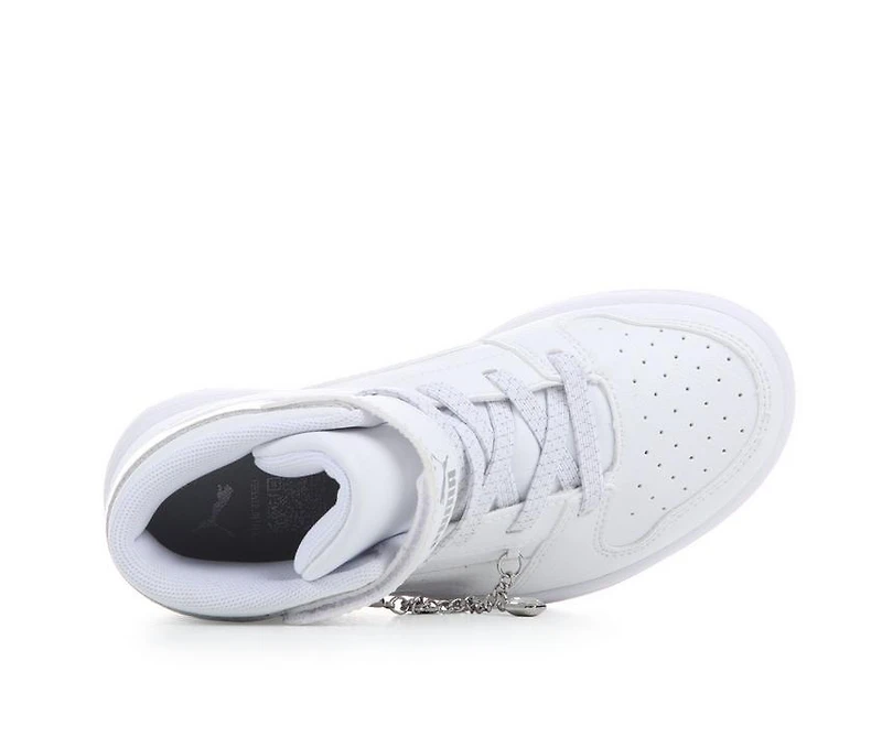 Girls' Puma Little Kid & Big Rebound Layup Charms Mid Sneakers