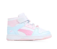 Girls' Puma Little Kid Rebound LayUp Beads Sneakers