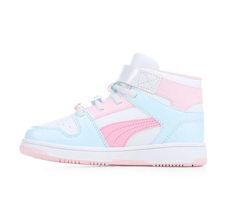 Girls' Puma Little Kid Rebound LayUp Beads Sneakers