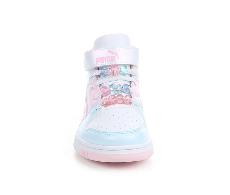 Girls' Puma Little Kid Rebound LayUp Beads Sneakers
