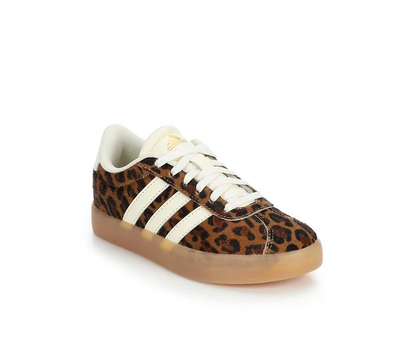 Kids' Adidas Little Kid & Big VL Court 3/0 Pony Hair Sneakers