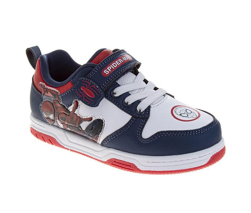 Boys' Spiderman Spider Sense Toddler & Little Kid Strap Sneakers