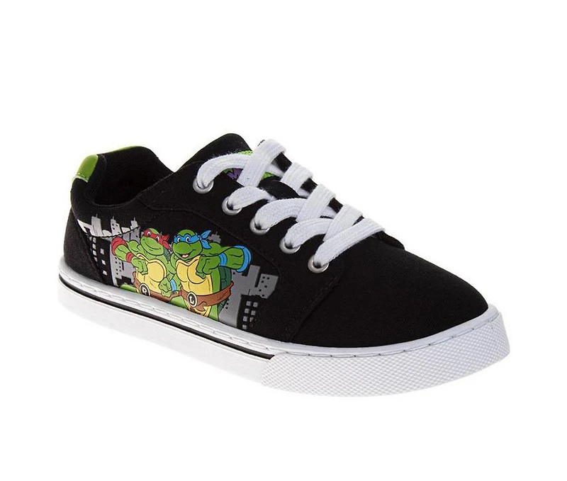 Boys' Nickelodeon Little Kid & Big Ninka Turtle Canvas Sneakers