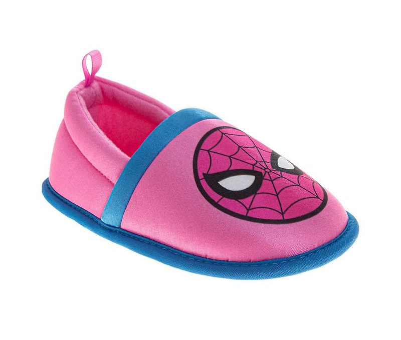 Girls' Spiderman Spider Sense Little Kid & Big Slippers